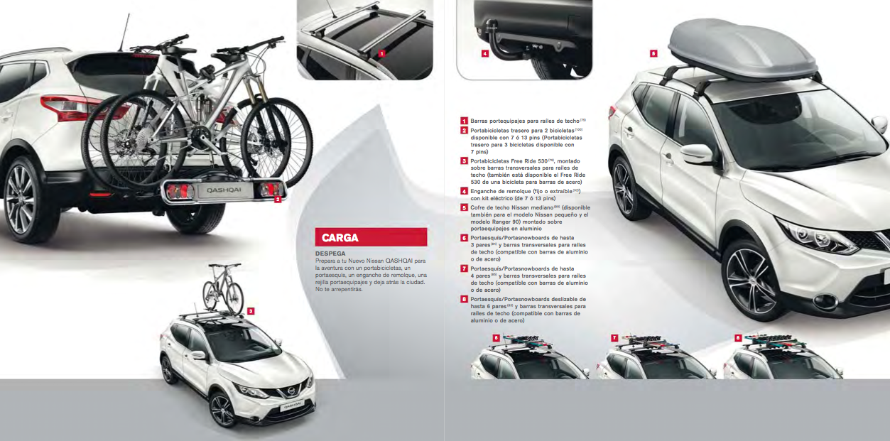 Accesorios Originales Nissan Qashqai 2015