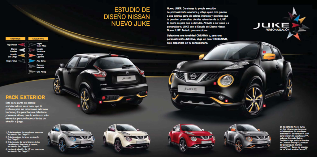 Accesorios Originales Nissan Juke 2015
