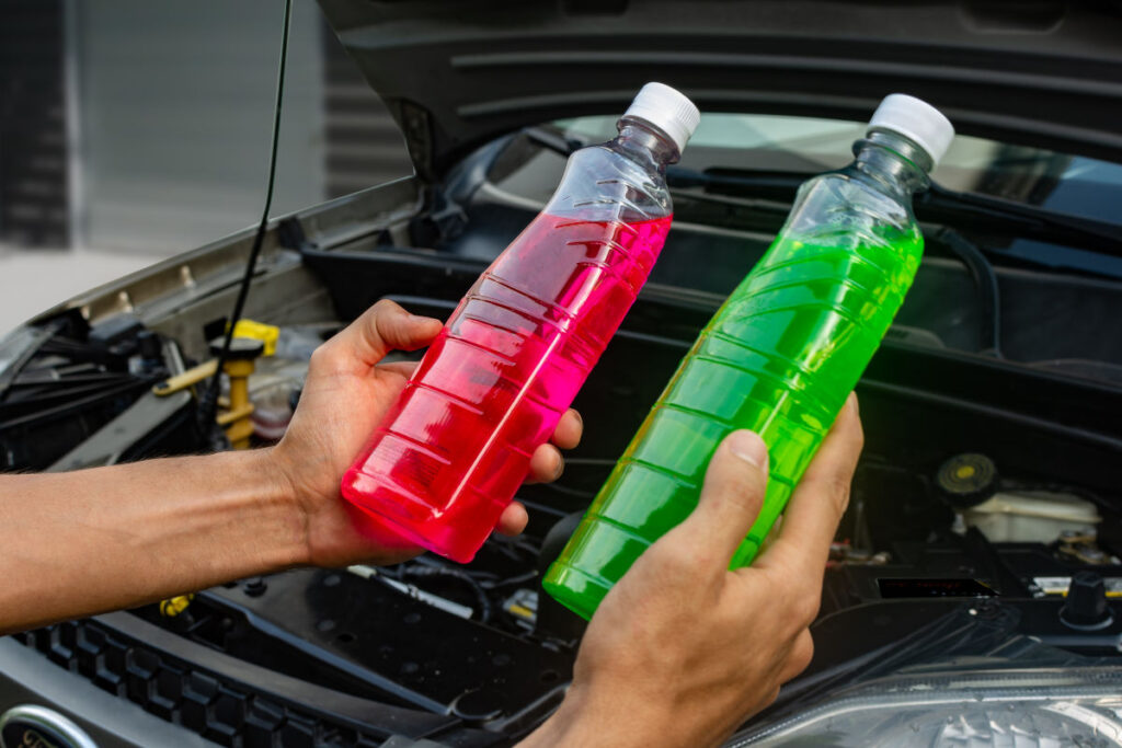 Líquido refrigerante o anticongelante del coche